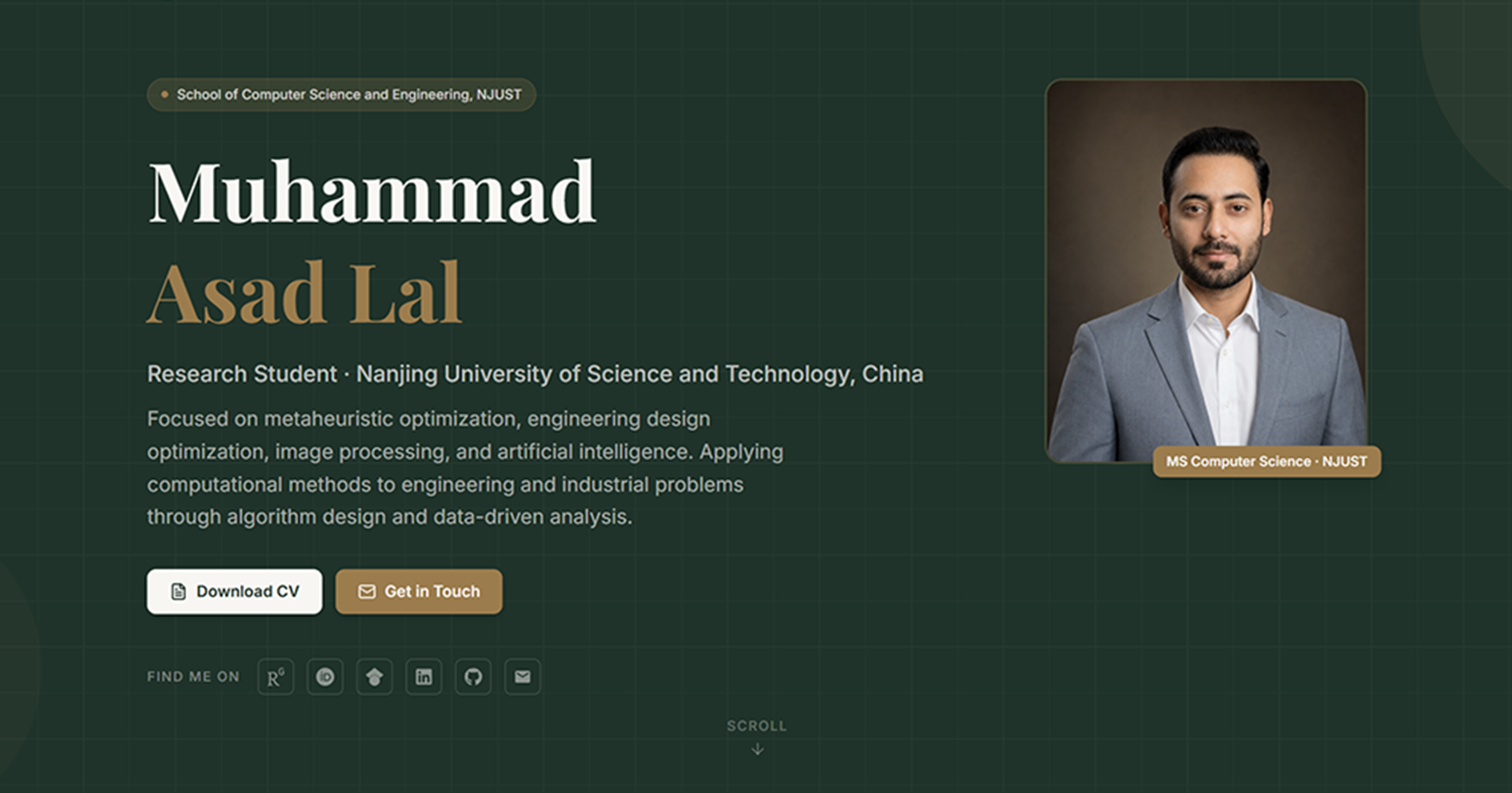 Muhammad Asad Lal | Research Profile